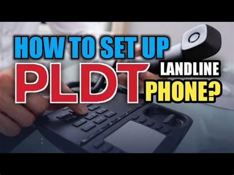 Setting up my PLDT Landline Plus .